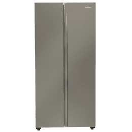 Kelvinator 500 litres Side-by-Side Refrigerator | KRS-B520SSV | Shiny Silver