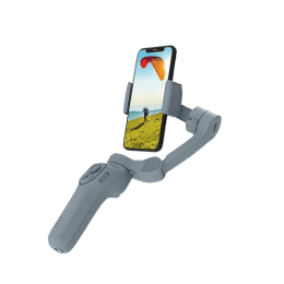 Qubo Handheld Gimbal from Hero Group | 3-Axis Smartphone Stabilizer with Attachable Tripod | Grey