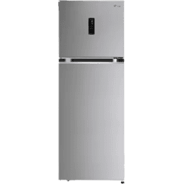 LG 343 L Frost Free Double Door | 3 Star Convertible Refrigerator | GL-T382VPZX | Shiny Steel