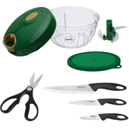 Pigeon by Stovekraft UTILITY COMBO-BROWN Kitchen Tool Set | Chopper