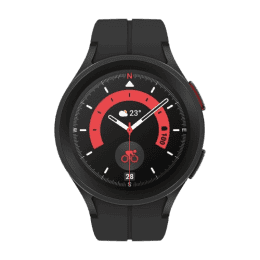 Samsung Galaxy Watch5 Pro LTE 45mm Smart Watch with GPS Route Tracking | Black Titanium | SM-R925FZKAINU
