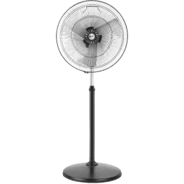 Orient Electric Tornado II Anti Dust Pedestal Fan | 3 Blade | 450MM | Black