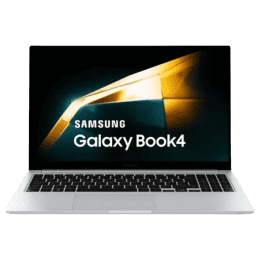 SAMSUNG Galaxy Book4  | Intel Core 5 120U | 8 GB | SSD | 512 GB SSD |15.6 Inch | Silver | NP750XGK-KS1IN
