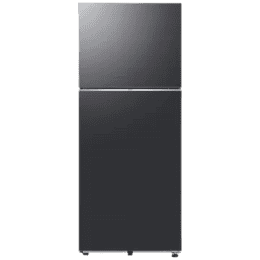SAMSUNG AI Double Door Refrigerator | 396 L | 2 Star | Black Matt | RT41DG6A2BB1