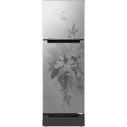 SAMSUNG 236 L Frost Free Double Door 2 Star Refrigerator with Base Drawer RT28C3832QB/HL | Bouquet Silver