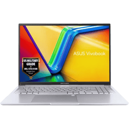 ASUS Vivobook 16 Laptop | 16 Inch | Intel Core i5 12th Gen 12500H | 16 GB |512 GB SSD | Transparent Silver | X1605ZAC-MB541WS