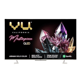 Vu Masterpiece Glo Series 65QMP | 165 cm (65 Inch) | Ultra HD 4K Smart QLED TV