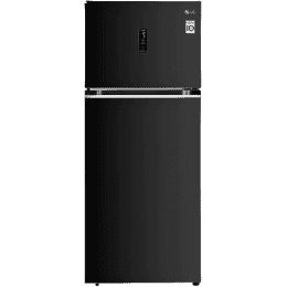 LG   Refrigerator | GL-T422VESX | 423 L | Frost Free | Double Door | 3 Star | Convertible Refrigerator | Ebony Sheen