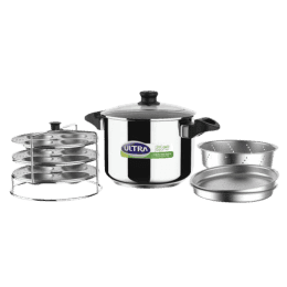 Ultra Diet Steamer Induction & Standard Idli Maker | 6 Strays