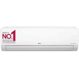 LG Super Convertible 5-in-1 Cooling 1.5 Ton 3 Star Split Dual Inverter HD Filter with Anti-Virus Protection AC - White
