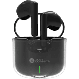 Just Corseca Snow Pods True Wireless Earbuds | Black | Jst412