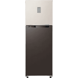 Samsung 256 L | Frost Free Double Door 2 Star Refrigerator, | RT30CB732C7/HL  | Cotta Steel Beige and Cotta Steel Charcoal