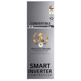 LG Smart Inverter Frost-Free Double Door Refrigerator | 246 L | 3 Star | Dazzle Steellg |GL-S262SDSX