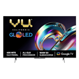 VU 0Glo LED 50 inches The Glo LED Series 4K Smart LED Google TV | Grey