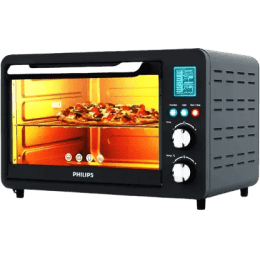PHILIPS | 25-Litre HD6975/00 | Oven Toaster Grill with Motorised Rotisserie Opti Temp Technology | Grey