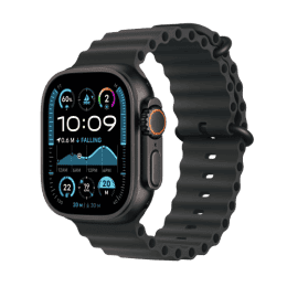 Apple Watch Ultra 2 | GPS | Cellular | 49mm | Black Titanium with Black Ocean Band | Black Ocean Strap | MX4P3HN/A