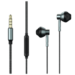 Remax RM-201 Wired Earphone Wired Headset | In the Ear | Black