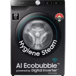 SAMSUNG 9 kg 5 star | Fully Automatic Front Load Washing Machine | WW90T504DAB1TL | Black