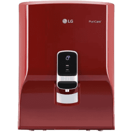 LG Puricare | WW140NPR |  with Stainless Steel Tank 8 L RO Water Purifier | Red