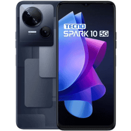 Tecno Spark 10 5G | 128 GB/8 GB RAM | Meta Black