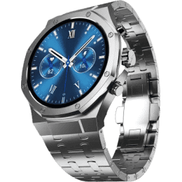 Fire-Boltt Royale Luxury Stainless Steel 1.43 | BT calling Smartwatch | Silver Strap