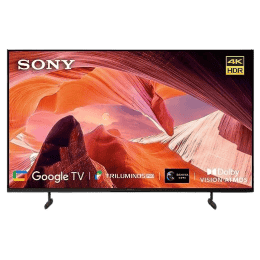 Sony Bravia Smart LED Google TV | KD-50X80L | 4K Ultra HD | 126 cm | 50 inches | Black