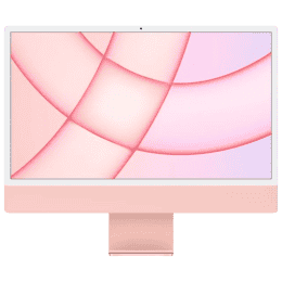 Apple 2021 iMac with 4.5K Retina display M1 | 8 GB Unified/256 GB SSD/Mac OS Big Sur/24 Inch Screen/MGPM3HN/A | Pink
