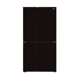 LG 650 Litres Convertible Side By Side Refrigerator | Linen Brown | GL-B257DLN3
