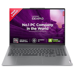 Lenovo IdeaPad Pro 5 Gaming Laptop  | AMD Ryzen 7 8845HS | 16GB | 1TB SSD | RTX 4050 | 6GB Graphics | 83D5000SIN