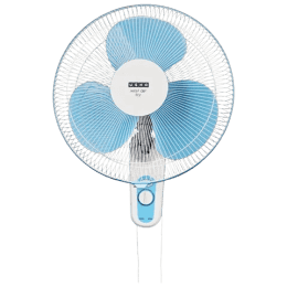 USHA Mist Air Flo Wall Fan | 400 mm | 3 Blade  | Light Blue