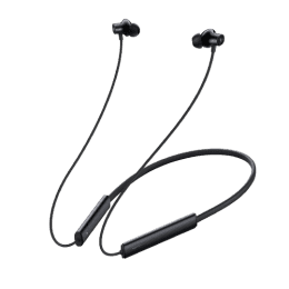 realme Buds Wireless 3 Neckband | 30dB ANC | 360 degree Spatial Audio |  40 hours Playback | Pure Black | RMA2119