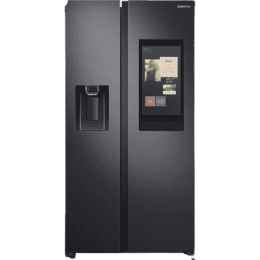 SAMSUNG 657 L Frost Free Side by Side Refrigerator | Gentle Black Matt | RS74T5F01B4/TL