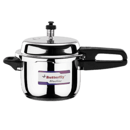 BUTTERFLY  3LTR  | BLUELINE CUTE PRESSURE COOKER | STAINLESS STEEL