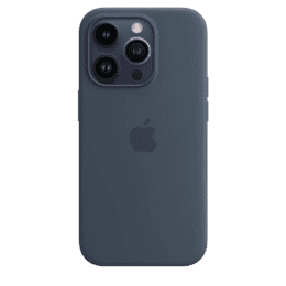Apple iPhone 14 Pro Silicone Case with MagSafe | Storm Blue