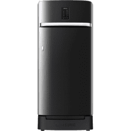 SAMSUNG 189 L Frost Free Single Door 4 Star Refrigerator  | Luxe Black | RR21C2F24BX/HL