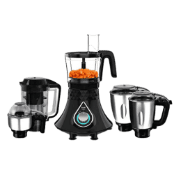 Preethi Zodiac Cosmo MG 236 750 Juicer Mixer Grinder | 5 Jars | Black