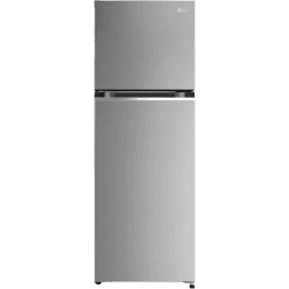 LG Frost Free Double Door Convertible Refrigerator | with Inverter Compressor | 3 Star | 246 L | Shiny Steel | GL-S262SPZX