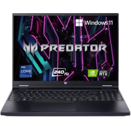Acer | PREDATOR PHN16-71 Ci9-13900HX | 16GB/1024GB SSD | RTX4070-8GB | 16 WQXGA | WIN11 | NH.QJRSI.003| Abyssal Black