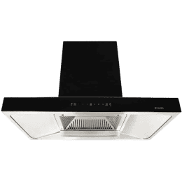 FABER | HOOD JUPITER PLUS | HC SC BK 90 | Baffle Filter | 1500m | 1350 CMH | 3 hr Auto Clean Wall Mounted Chimney Black