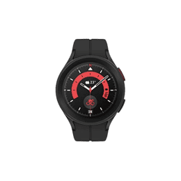 SAMSUNG Galaxy Watch5 Pro Smartwatch with Bluetooth Calling | 45mm Super AMOLED Display | Black Titanium | SM-R920NZKAINU