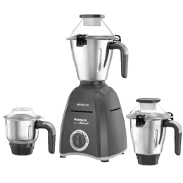 HAVELLS Power Hunk 800 W Mixer Grinder | 3 Jars | Grey