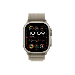 APPLE WATCH ULTRA 2 | 49MM |  M SIZE CEL | TITANIUM CASE OLIVE ALPINE LOOP
