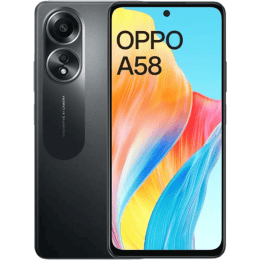OPPO A58 | 128 GB/6 GB RAM | Glowing Black
