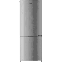 Haier Frost Free Double Door Refrigerator | 2 Star | 265 L | Inox Steel | HRB-3152BIS