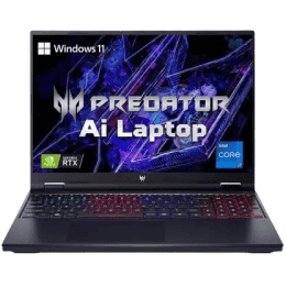 Acer Predator Helios Neo 16 Gaming Laptop | Intel Core i7 | 14th Gen | 14700HX | 16 GB | 1 TB SSD | RTX 4050 | NH QNPSI 002 | Black | PHN16 72 77GZ