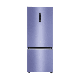 Haier Frost Free Double Door Bottom Mounted Refrigerator | 325 L | 2 Star | Storm Inox | HRB 3752BSI P