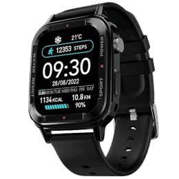 Fire-Boltt Tank 1.85 Outdoor Rugged Bluetooth Calling Smart Watch | Black