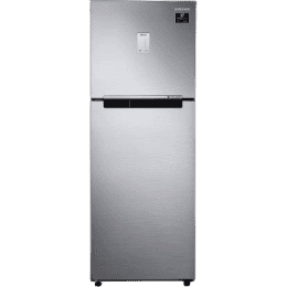 SAMSUNG 253 L Frost Free Double Door 3 Star Refrigerator | RT28T3453S9/HL | Refined Inox