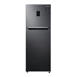 Samsung 324 L 3 Star Double Door Refrigerator | RT34A4533BX/HL | Black