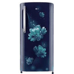 LG Direct Cool Single Door Refrigerator  | GL-B211HBCD | 201 Ltr/3 Star | Blue Charm Finish